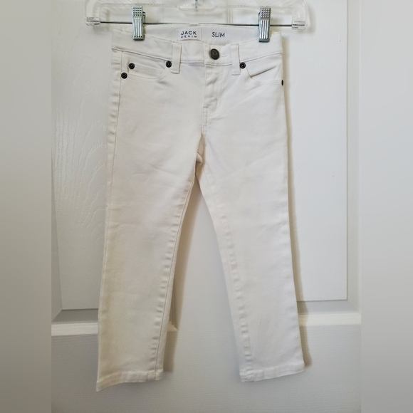 Jack And Janie White Slim Fit Boys Pants 4 - Picture 1 of 6